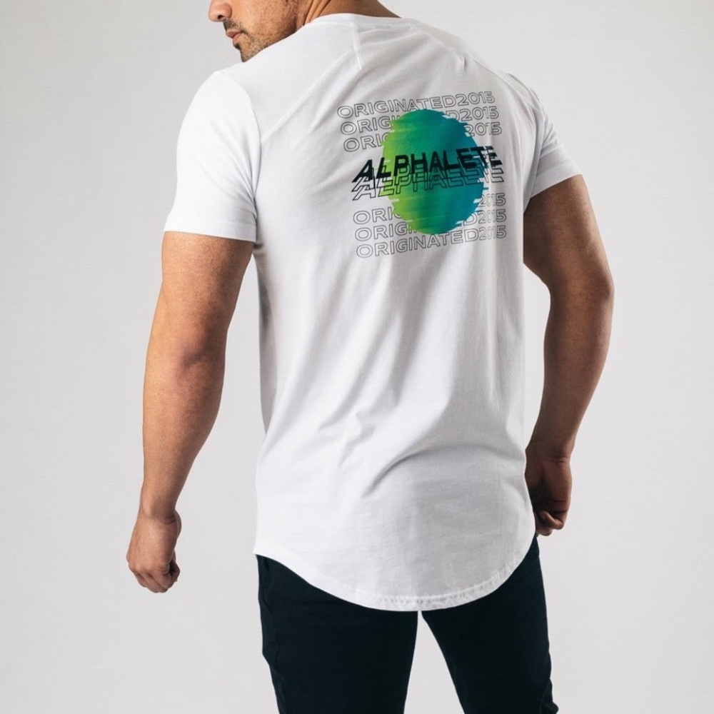 Alphalete Rhapsody Retro Tee - LimeLight - Small - NWT